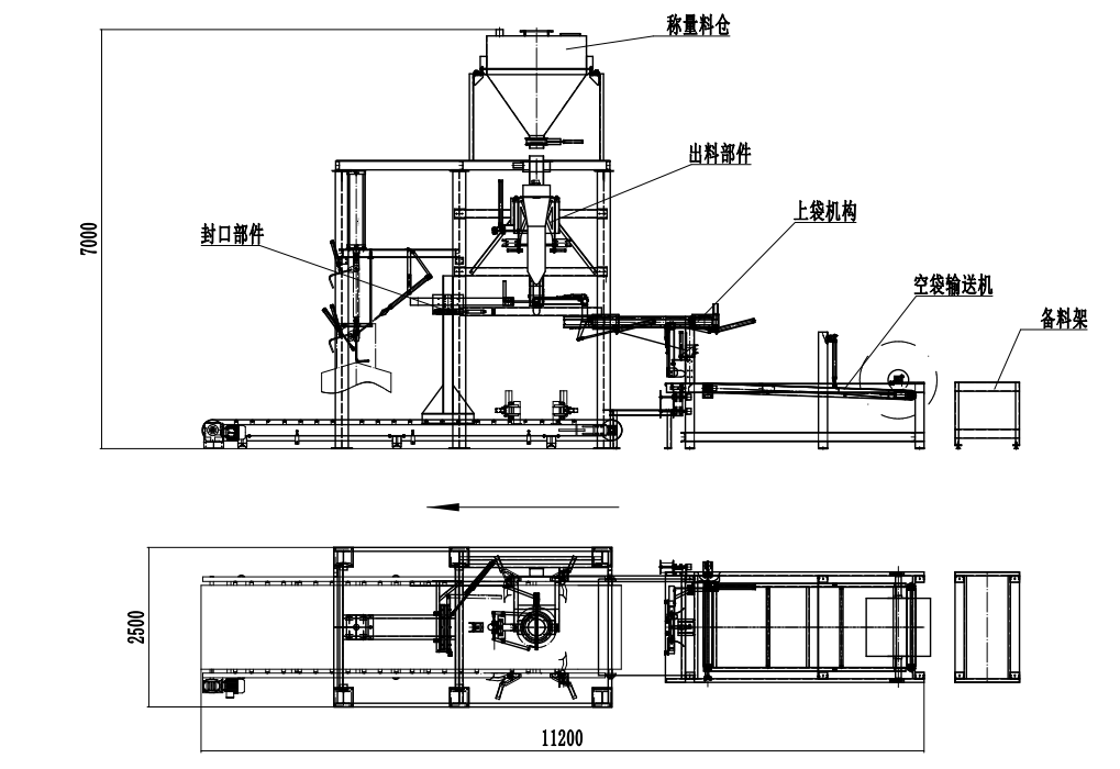 全自動噸袋包裝秤，全自動噸袋包裝機，全自動大袋包裝秤